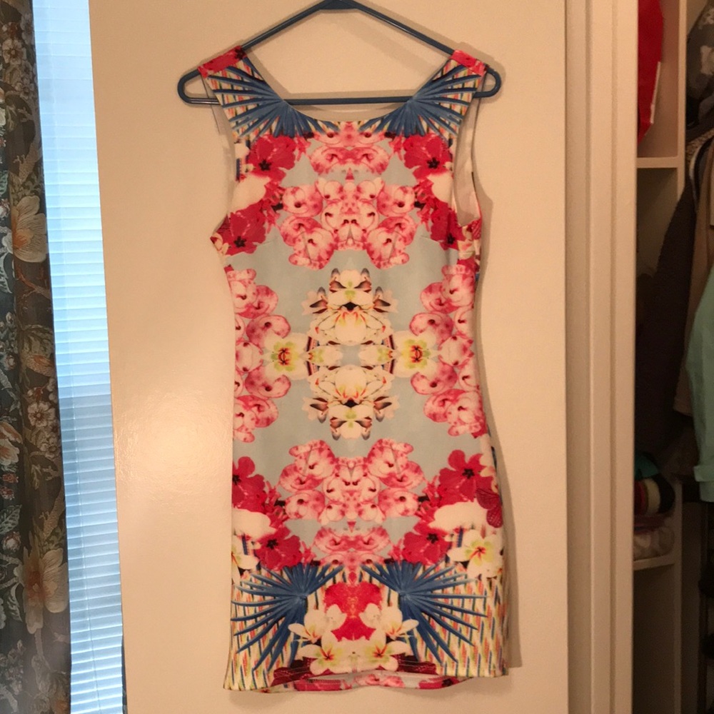 Multi Color Floral Dress